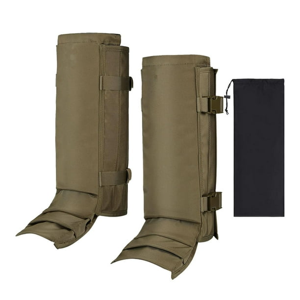 Polainas protectoras para piernas, impermeables, de tamaño ajustable, para hombres y mujeres. 54cmx61cm