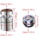 thumbnail image 1 of Aireador para grifos - Giratorio 360° - Aireador ahorrador de agua - Para cocina y baño - Apto para grifo con rosca exterior M22 o rosca interior M24. Xemadio YQ-0642, 1 of 9