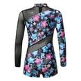 thumbnail image 2 of inhzoy Kids Long Sleeve Gymnastics Leotard for Girls Ballet Dancewear Polka Dot Starry 6, 2 of 8