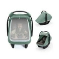 thumbnail image 4 of Baby Car Seat Canopy 360 Degree Full Protections Cotton Gauze Carseat Sleeve with Breathable Window Design, 4 of 8