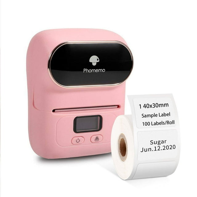 Phomemo-M110 Label Printer - Portable Mini Bluetooth Thermal Label Printer for Labeling, Office, and Retail, Compatible with Android and iOS