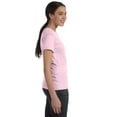 thumbnail image 4 of Hanes Ladies' 4.5 oz., 100% Ringspun Cotton nano-T T-Shirt - SL04, 4 of 4