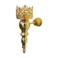 thumbnail image 4 of Candelabro de pared, candelabro de pared, candelabro de hierro montado en la pared, decorativo para chimenea, dormitorio, velas ligeras de té Oro, 4 of 9