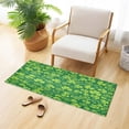 thumbnail image 2 of Coolnut Green Shamrock Bathroom Rugs Bath Mat 39 x 20 Inch Non-Slip Extra Soft and Absorbent Shaggy Bath Carpet for Tub, Shower, Bathroom Home Decor Gifts, 2 of 7