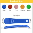 thumbnail image 2 of 5 Stück Schuhlöffel mini Schuhanzieher plastik Schuhlöffel Klein Kurz 3.7 * 15cm Schuhanzieher Klein Für Männer Frauen Kinder Fünf Farben, 2 of 6