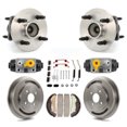 thumbnail image 1 of Transit Auto Cylindres de Roue Arrière et Matériel pour Tambour et Chaussures Kit d'Assemblage de Moyeu (8 Pcs) pour Chevrolet Cobalt Pontiac G5 avec 4 Roues à Crampons - Côté Gauche Droit (Conducteur Passager) K7D-101055, 1 of 11