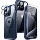 thumbnail image 3 of TAURI Funda Magnética 5 en 1 para iPhone 15 Pro Max [Protección contra Caídas de Grado Militar] con 2X Protector de Pantalla + 2X Protector de Lente de Cámara, Transparente Slim Fit para iPhone 15 Pro, 3 of 4
