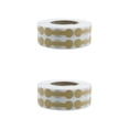 thumbnail image 1 of Transemion 500 Stylish Round Kraft Paper Jewelry Price Stickers for Rings Bag Shops Brown 2Set, 1 of 1