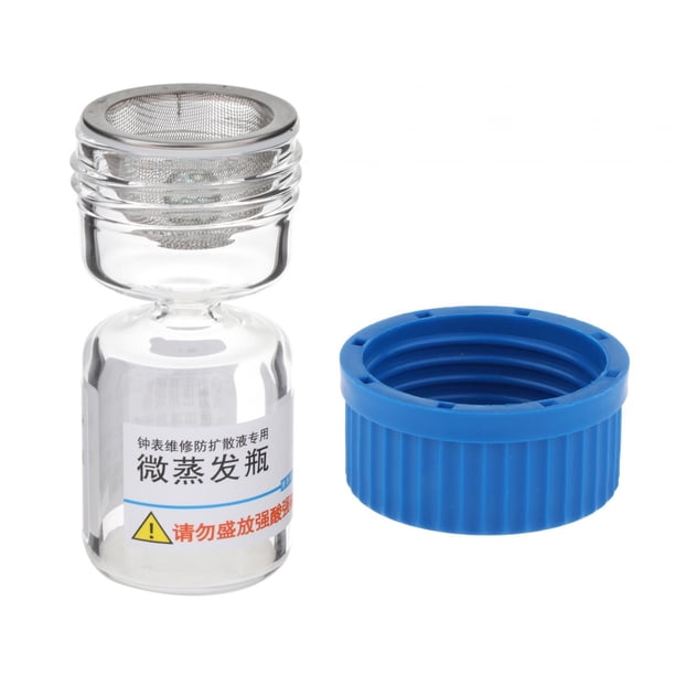 Botella antidifusión para reparación de relojes, herramienta práctica para modificar relojes. Azul