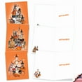 thumbnail image 3 of 20 Halloween Note Cards Pack (10 Designs, 2 Each) - Spooky Animal Bands Halloween (4" x 5.12") AM9541HWG-B2x10, 3 of 6