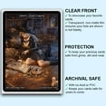 thumbnail image 3 of Fantasy North - Muffins - The House-Sized - 100 Textured Matte TCG Trading Card Sleeves - Fits Magic MTG Commander Pokemon and Other Card Games - Playing Card Sleeves (FN130S), 3 of 4