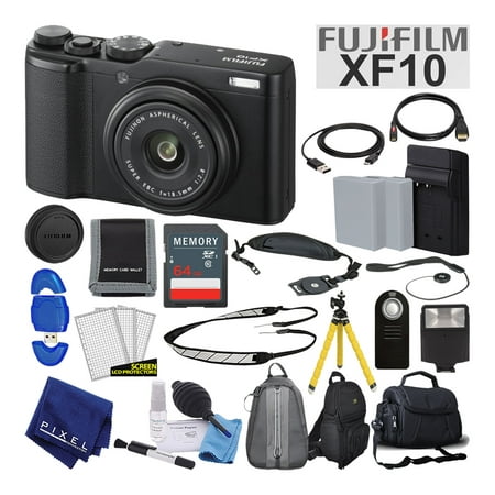 Fujifilm XF10 X-Series 24.2 MP Point & Shoot Digital Camera (Black) Advanced (Best Fujifilm Camera X Series)