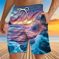 thumbnail image 2 of ZCFZJW Men's Swim Trunks Quick Dry Board Shorts Swimsuit Swimwear Bathing Suit Summer Casual Tropical Palm Tree Print Elastic Waist Athletic Short Pants with Pockets Multicolor#07 XXXXL, 2 of 4