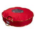 thumbnail image 4 of Simplify 2 Pack 30" Holiday Wreath Bag, Seasonal Storage for Christmas, Easter, Fourth of July, Fall & Spring, Durable Material, Reinforced Handle and Easy to Pack, Red, 4 of 4