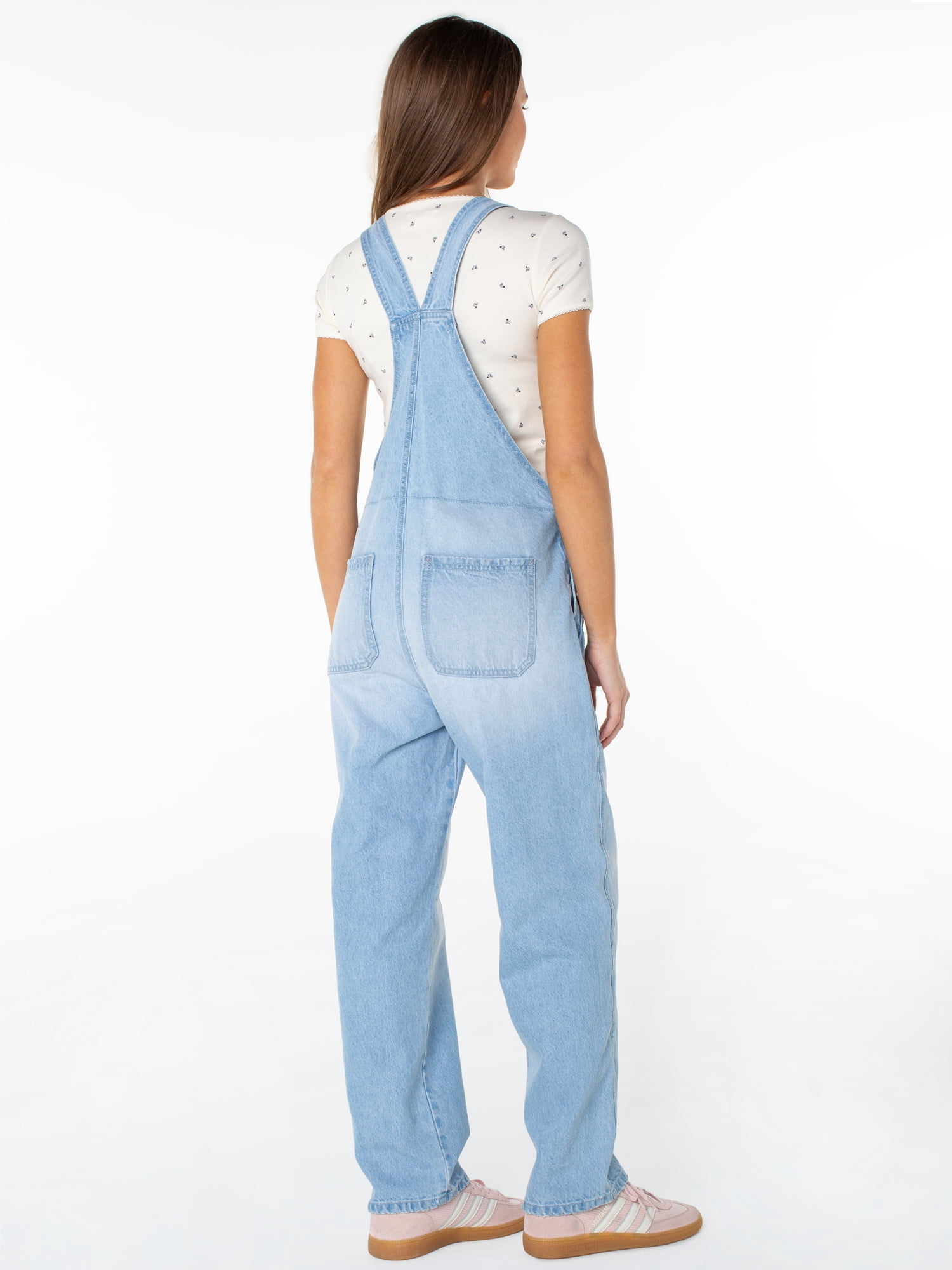 Celebrity Pink Women's Relaxed Boyfriend Overall, Sizes XS-XXXL
