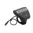 thumbnail image 1 of Electric Bicycle 36V48V LED G20 Meter Control Panel Display for Ebike 5 Pin Waterproof Plug Connector,1 * Ebike LED Display Meter,Black, 1 of 8