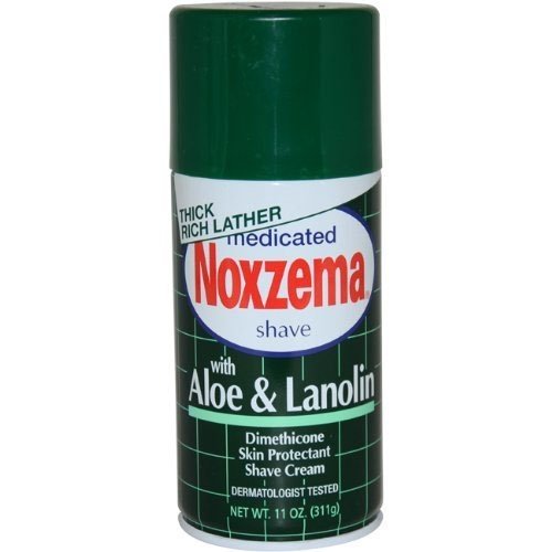 Medicated Shave Cream with Aloe And Lanolin By Noxzema for Men Shave