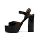 thumbnail image 5 of Zapatilla para Mujer Salamandra oficina Formal Charol negro 25, 5 of 6