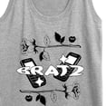 thumbnail image 3 of Bratz - Chains and Flames with Jade - Women's Racerback Tank Top, 3 of 5
