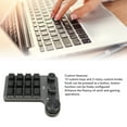 thumbnail image 4 of Mini Macro Mechanical Gaming Keyboard, 12 Keys 3 Knobs One Handed USB PC Keypad, Programmable Shortcut Custom Function,, 4 of 7
