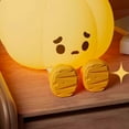 thumbnail image 6 of Pumpkin Night Light, Cute Silicone Nightlight for Baby Toddler, Rechargeable LED Nursery Lamp with Timer, 3 Level Dimmable Soft Squishy Night Lamp Gift for Bedroom Kids Room Decor, 6 of 9