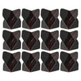 thumbnail image 1 of Unique Bargains Fléchettes, 12 Pack Accessoires de Fléchettes Standard pour Animaux Style Mécanique, Noir, Rouge, 1 of 5