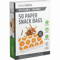 Recyclable Paper Snack Bags - 50ct