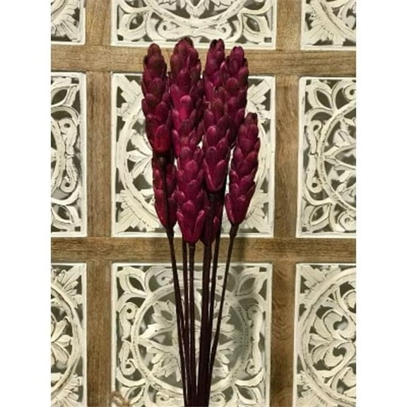 Metrotex Designs 41159 10 Stem Wine Torch Flower Drop-in Bouquet