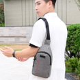 thumbnail image 6 of LONKITO Sling Bag for Men Crossbody Backpack, Small Sling Backpack Mens Shoulder Bag, Casual Daypack Hiking Bag for Travel, 6 of 8