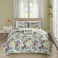 thumbnail image 2 of Home Essence Teen Floral Paisley Quilted Coverlet Bedding Set, 4 Piece, Printed, Full Queen, 2 of 9