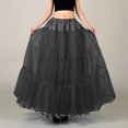 thumbnail image 2 of EHRWE Women's Skirt Big Swing Long Boneless Skirt Half Shag Petticoat Carnival Festival Skirts for Women, 2 of 4