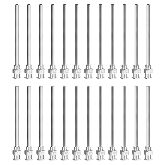 Aguja Dispensadora de Punta , 24 Unidades, 2 Pulgadas, Acero Inoxidable, con de Señuelo, 12 G