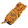 thumbnail image 3 of Sudadera con capucha de tigre para perro, poliéster suave, acolchado de algodón, cálida y cómoda, sudadera de invierno con cola de tigre para fiesta diaria L, 3 of 13