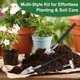 thumbnail image 5 of Uxcell 1-Conjunto de Mini Herramientas de Jardinería, Rastrillo Miniatura de Acero Inoxidable, Paleta y Pala para Plántulas/Bonsái y Plantación [Negro], 5 of 6