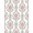 Pink Blue, Pattern 4, variant on ODIKA Medallion With Distressed Scroll Border And Botanical Sprays Vintage Floral Pet Friendly & Kids Safe Play for Playroom, Bedroom, Reading Nook