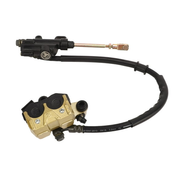 Hydraulic Rear Disc Brake Caliper, Disc Foot Brake Pads Anti Aging for Trail Bike