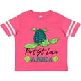 thumbnail image 3 of Inktastic Port St. Lucie, Florida Happy Sea Turtle Boys or Girls Toddler T-Shirt, 3 of 5
