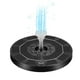 thumbnail image 2 of Bomba De Fuente Flotante Solar Led De 5V Y 3W Con 6 Boquillas, Batería De Litio De 3000Mah, Bomba De Agua Alimentada Por Energía Solar Para Estanque De Jardín Y Patio Yuarrent HA035237-00, 2 of 6