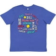 thumbnail image 3 of Inktastic Softball Word Salad with Softball and Hearts Youth T-Shirt, 3 of 5