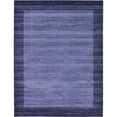 thumbnail image 1 of Unique Loom Tapis de Transition Contemporain Del Mar Collection, 9' x 12', Bleu Marine/beige, 1 of 2
