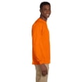 thumbnail image 3 of Gildan Ultra Cotton® 6 oz. Long-Sleeve Pocket Men T-Shirt Safety Orange 2X-Large, 3 of 3