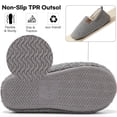 thumbnail image 5 of BERANMEY Soft Memory Foam Slippers for Women and Men, Fuzzy Curly Fur House Slippers with Non-Slip Rubber Sole, Cozy Indoor Closed Back Home Shoes for Family, 5 of 9