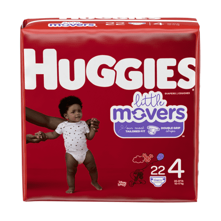 Huggies Little Movers Diapers Jumbo Pack (Pack of 48)