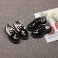 thumbnail image 3 of Zapatos de cuero para niños Primavera y otoño Niños Baile Negro Zapatos pequeños de cuero Zapatos de boda para niñas Moda, 3 of 6