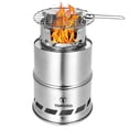 thumbnail image 1 of Pliable Portable Coupe-Vent à Bois Compact en Acier Inoxydable Camping Randonnée Backpacking Pique-Nique BBQ, 1 of 6