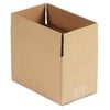 General Supply Brown Corrugated - Fixed-Depth Shipping Boxes, 10l x 6w x 6h, 25/Bundle