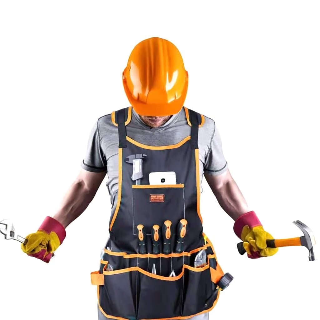 Tool Storage Apron Work Bag Tool Backpack Oxford Cloth Tool Bag Gardening Craft Mechanic Repairing Tools Bag