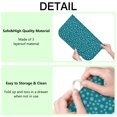 thumbnail image 4 of Teal Christmas Snowflake Pattern Dish Drying Mat for Kitchen 1 Pack, Ultra Absorbent Microfiber Dishes Drainer Mats,18x24in(46x61cm), 4 of 4