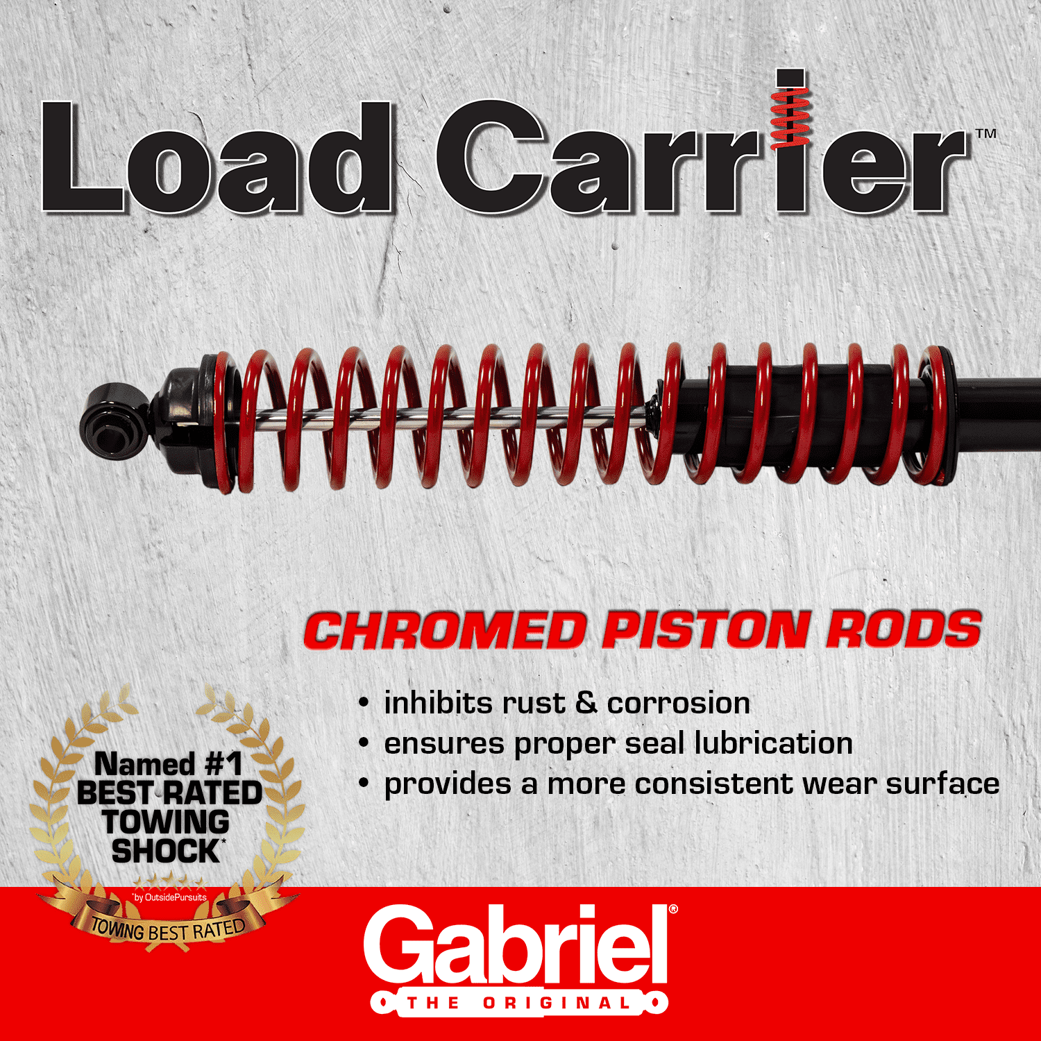 Gabriel 34051 Load Carrier Front Towing Shock Absorbers Fits Chevrolet S10; Buick Century; Cadillac Seville; GMC Jimmy S15; Isuzu Hombre; Oldsmobile Cutlass; Pontiac; Firebird; Toyota Pickup (1 Pair)