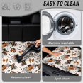 thumbnail image 5 of Qpednta Pumpkin Cobweb Cargo Liner 29"x39" All Weather Trunk Mat for SUV, Polyester Carpet Non-Slip Backing Machine Washable Water Resistant Rear Trunk Protector Universal Fits Sedan Truck, 5 of 7